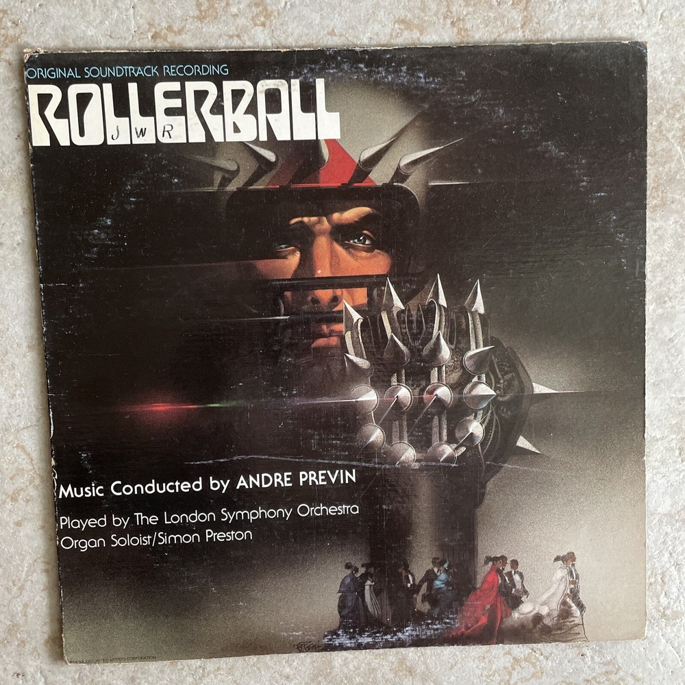 Rollerball Soundtrack 1975 United Artists UA-LA470-G LP Vinyl Record Vintage